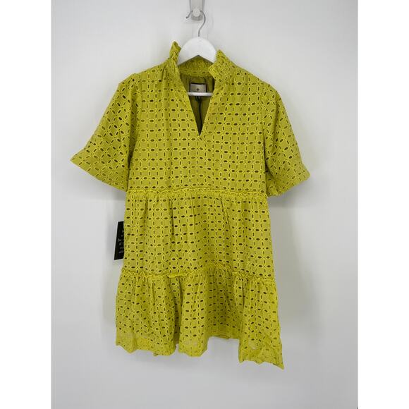Tuckernuck Lime Eyelet Dress - Picture 9 of 10